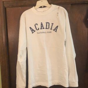 SALE 4 for $25 Long sleeve white T-shirt